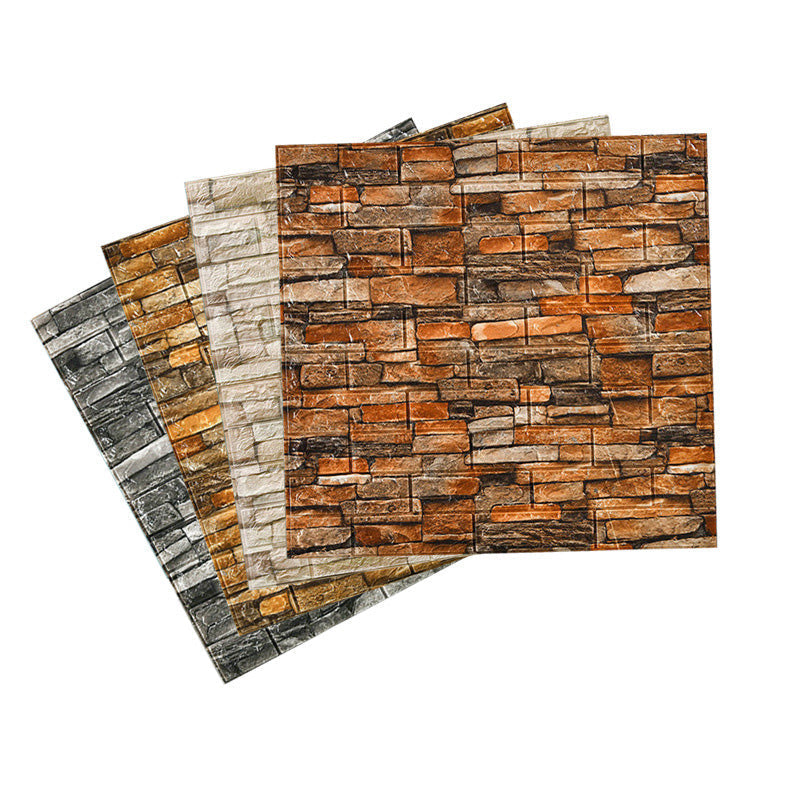 Avtoit | Country House Wall Shelf 3D Brick Living Room Wall Panel Set of 2
