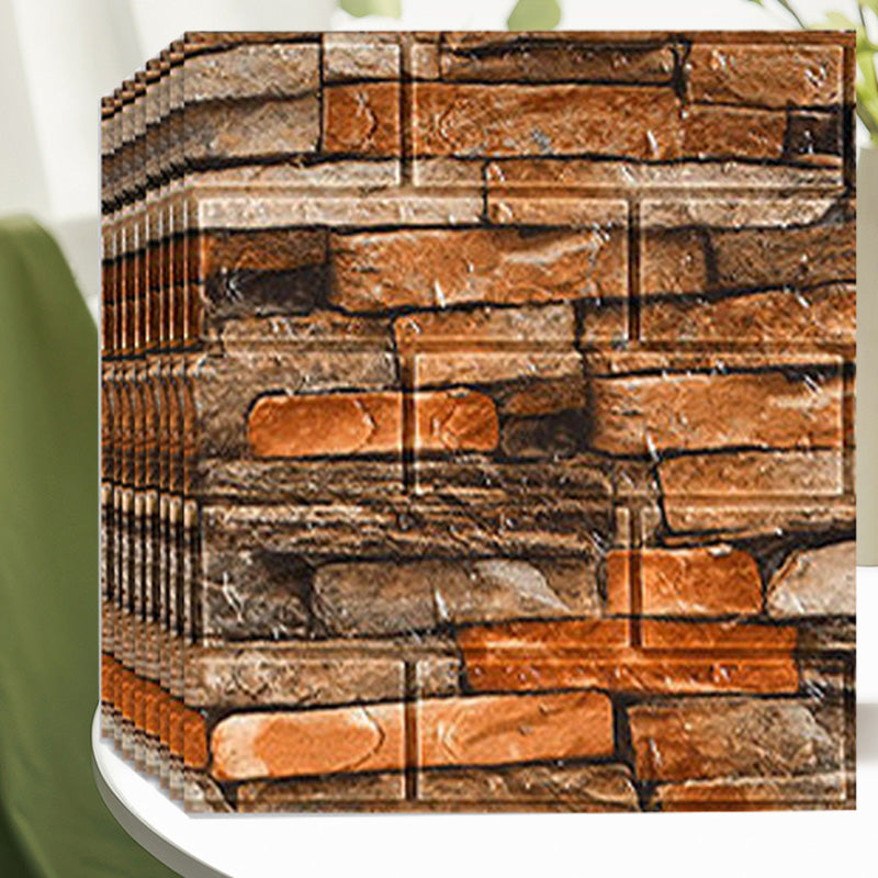 Avtoit | Country House Wall Shelf 3D Brick Living Room Wall Panel Set of 2