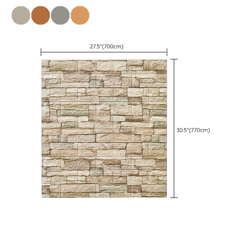 Avtoit | Country House Wall Shelf 3D Brick Living Room Wall Panel Set of 2