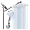 Avtoit | Silver Dual Shower Head 3 Settings Medium Flow Wall Mounted Shower Head