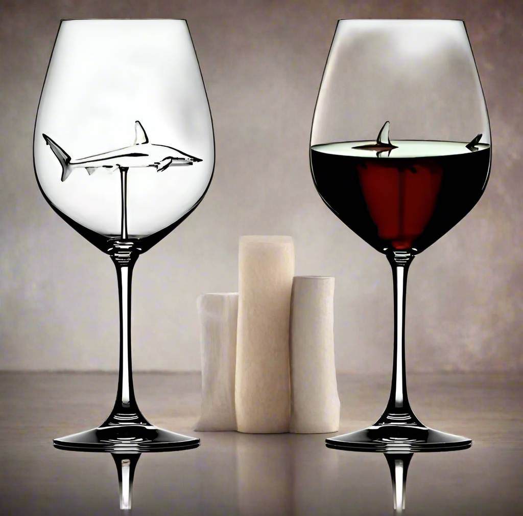 Avtoit | Built-in Shark Sea Wine Glasses