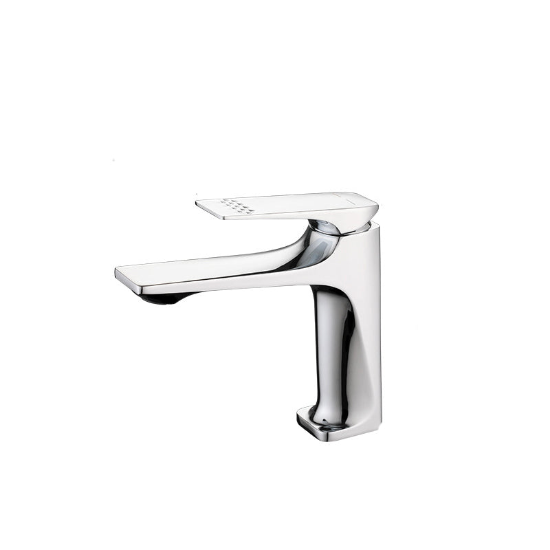Avtoit | Modern Vessel Sink Faucet Copper Lever Handle Low Arc Vessel Faucet for the Bathroom