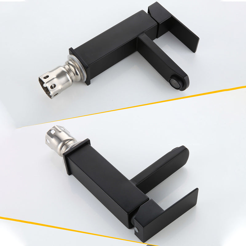 Avtoit | Modern Sink Faucet Centerset Bathroom Sink Faucet in Black