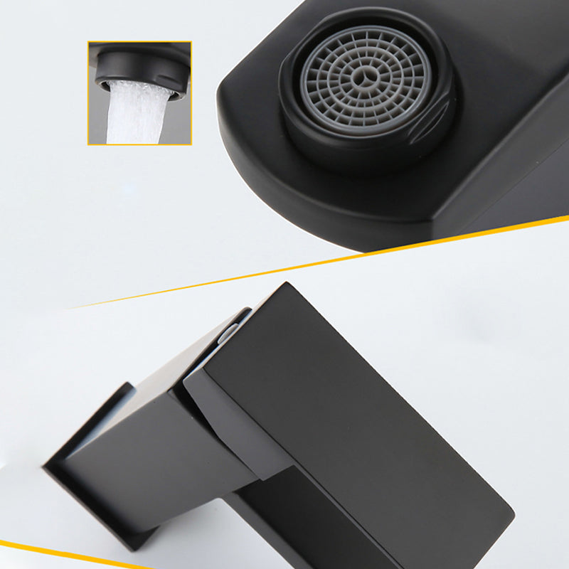 Avtoit | Modern Sink Faucet Centerset Bathroom Sink Faucet in Black