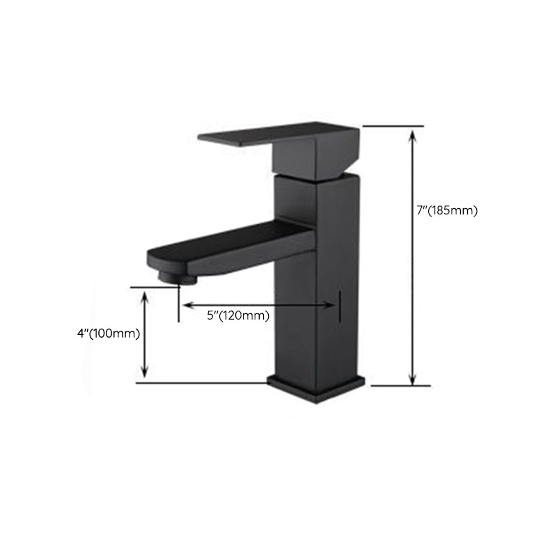 Avtoit | Modern Sink Faucet Centerset Bathroom Sink Faucet in Black
