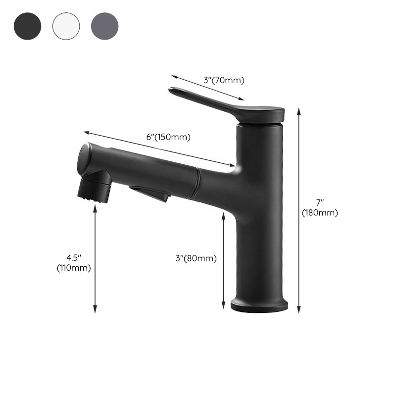 Avtoit | Modern Center Set Faucet Copper Center Set Vanity Faucet for Bathroom
