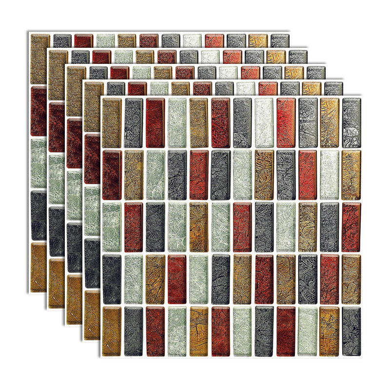 Avtoit | Peel and Stick Mosaic Tile Waterproof Square Peel and Stick Tile for the Kitchen 20-Pack