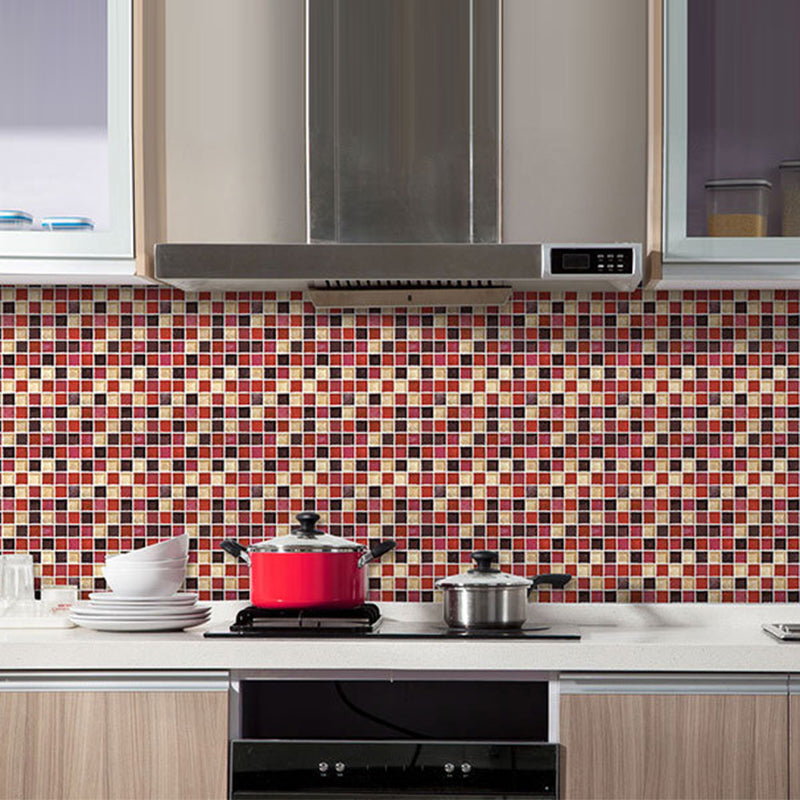 Avtoit | Peel and Stick Mosaic Tile Waterproof Square Peel and Stick Tile for the Kitchen 20-Pack