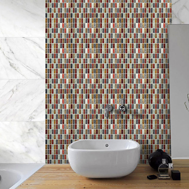 Avtoit | Peel and Stick Mosaic Tile Waterproof Square Peel and Stick Tile for the Kitchen 20-Pack