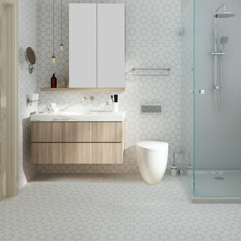 Avtoit | Modern PVC Flooring Peel and Stick Geometric Printed Vinyl Plank Flooring
