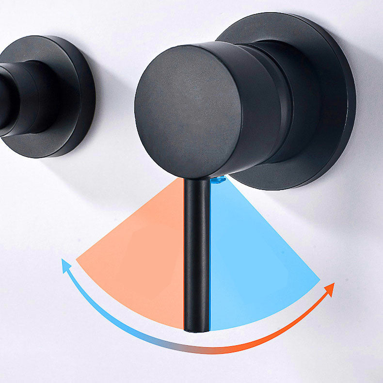 Avtoit | Wall mounted metal bathtub faucet single lever swivel bathtub tap trim