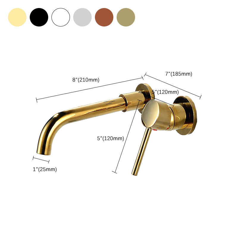 Avtoit | Wall mounted metal bathtub faucet single lever swivel bathtub tap trim