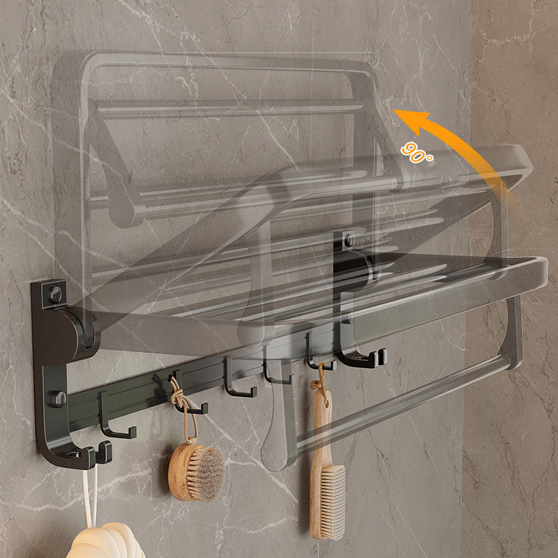 Avtoit | Traditional Aluminum Bathroom Accessories Set Black Bathroom Accessories Kit