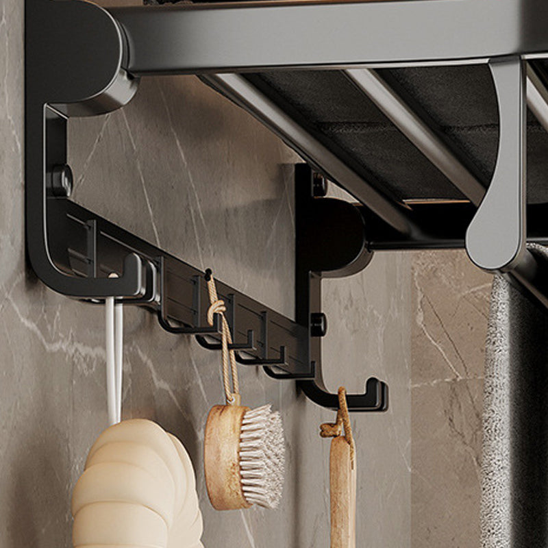 Avtoit | Traditional Aluminum Bathroom Accessories Set Black Bathroom Accessories Kit