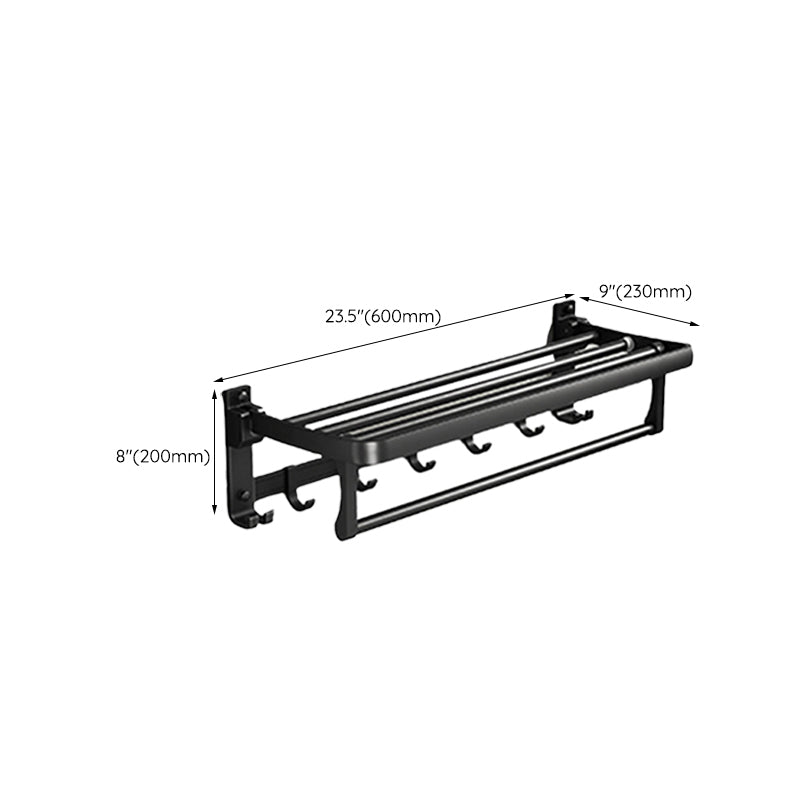 Avtoit | Traditional Aluminum Bathroom Accessories Set Black Bathroom Accessories Kit