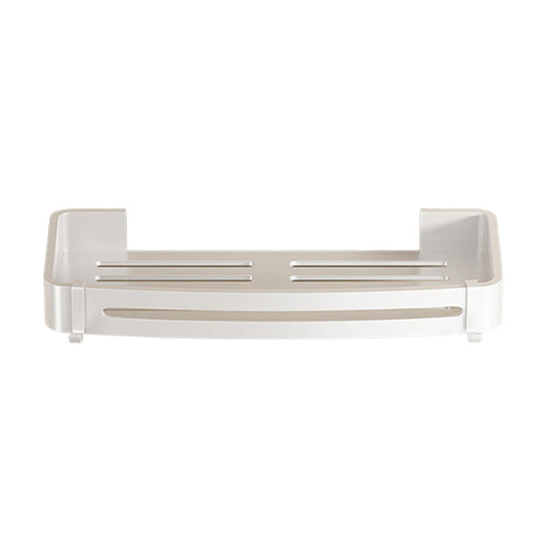 Avtoit | Modern white finish bathroom shelf rectangular & triangular bathroom hardware set