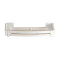 Avtoit | Modern white finish bathroom shelf rectangular & triangular bathroom hardware set