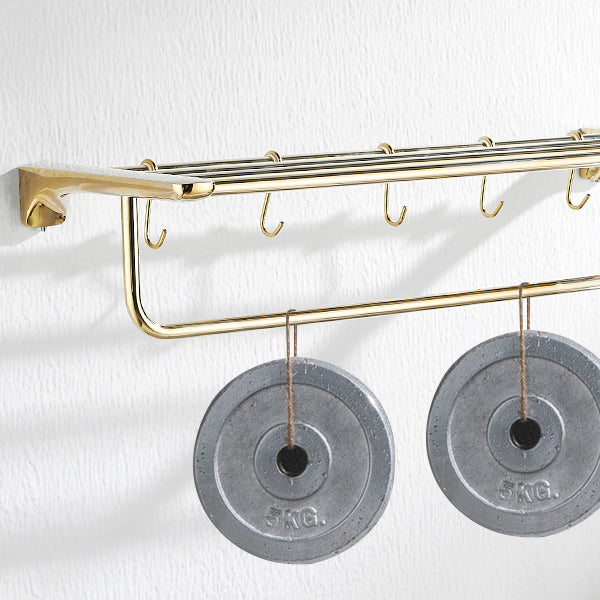 Avtoit | Traditional Bathroom Fixtures Gold Bathroom Shelf Bathroom Accessory Set