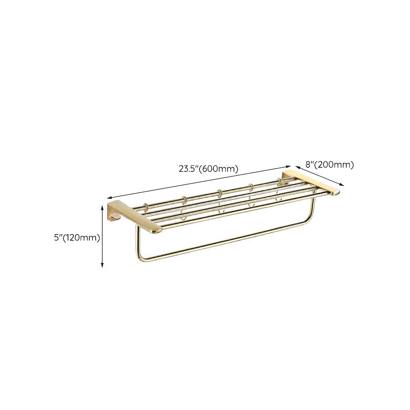 Avtoit | Traditional Bathroom Fixtures Gold Bathroom Shelf Bathroom Accessory Set
