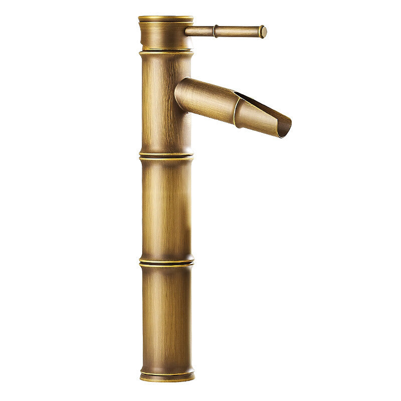 Avtoit | Country house vessel water tap brass lever handles waterfall outlet sink faucet