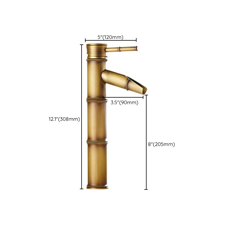 Avtoit | Country house vessel water tap brass lever handles waterfall outlet sink faucet