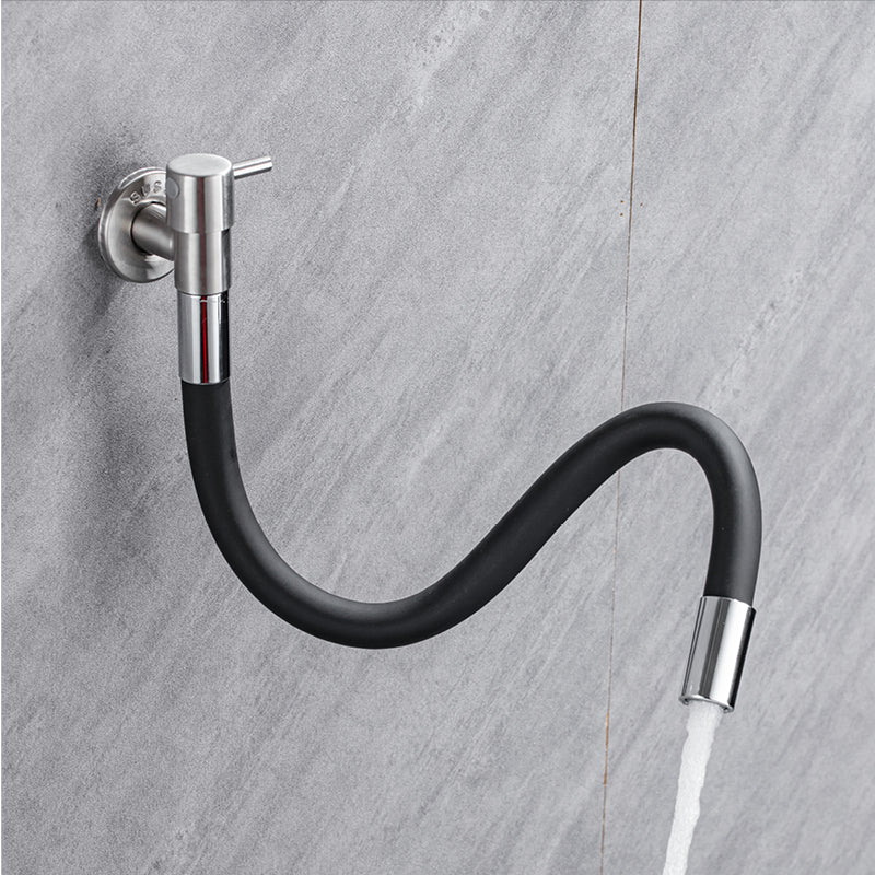 Avtoit | Contemporary wall-mounted bathroom faucet with lever handles made of stainless steel