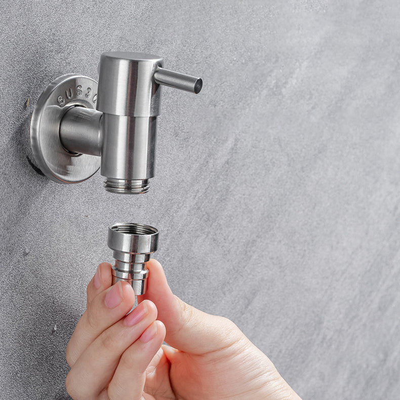 Avtoit | Contemporary wall-mounted bathroom faucet with lever handles made of stainless steel