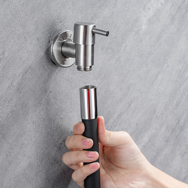 Avtoit | Contemporary wall-mounted bathroom faucet with lever handles made of stainless steel