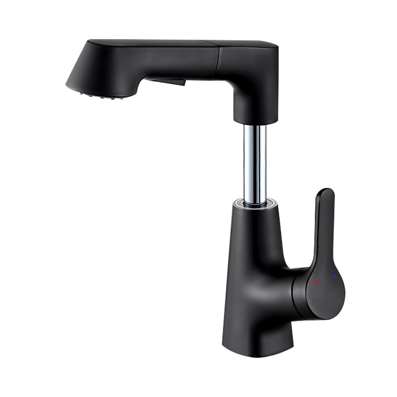 Avtoit | Contemporary Sink Faucet Plian Low Arc Brass Centerset Sink Faucet