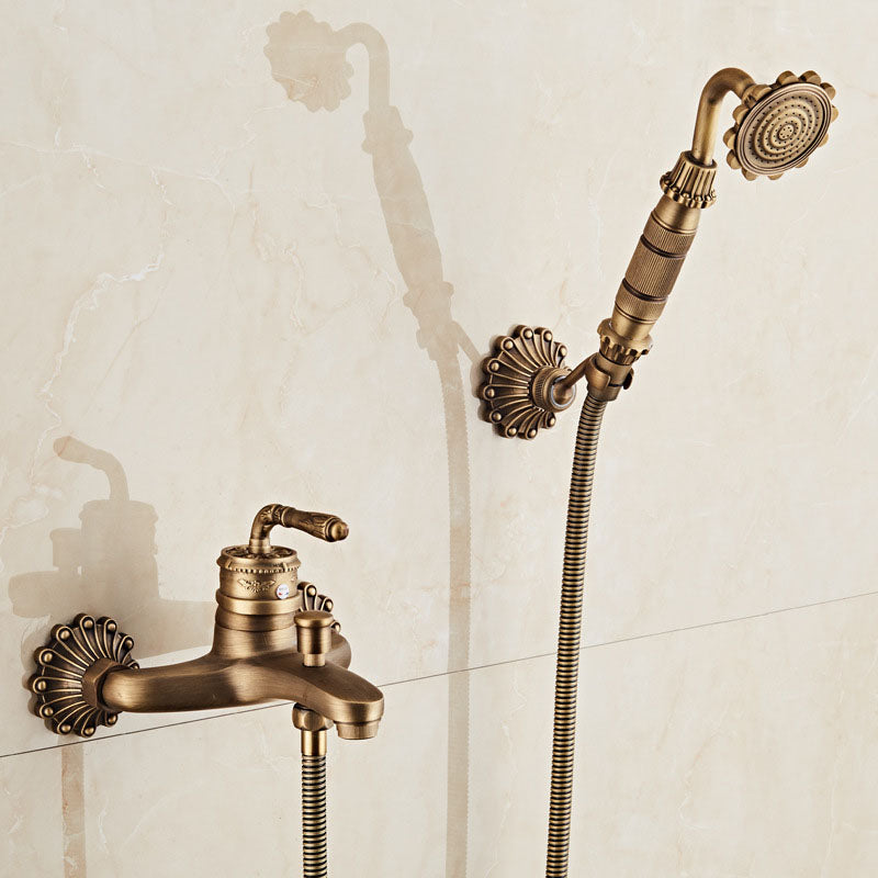 Avtoit | Wall Mounted Metal Freestanding Bathtub Filler Copper Freestanding Faucet