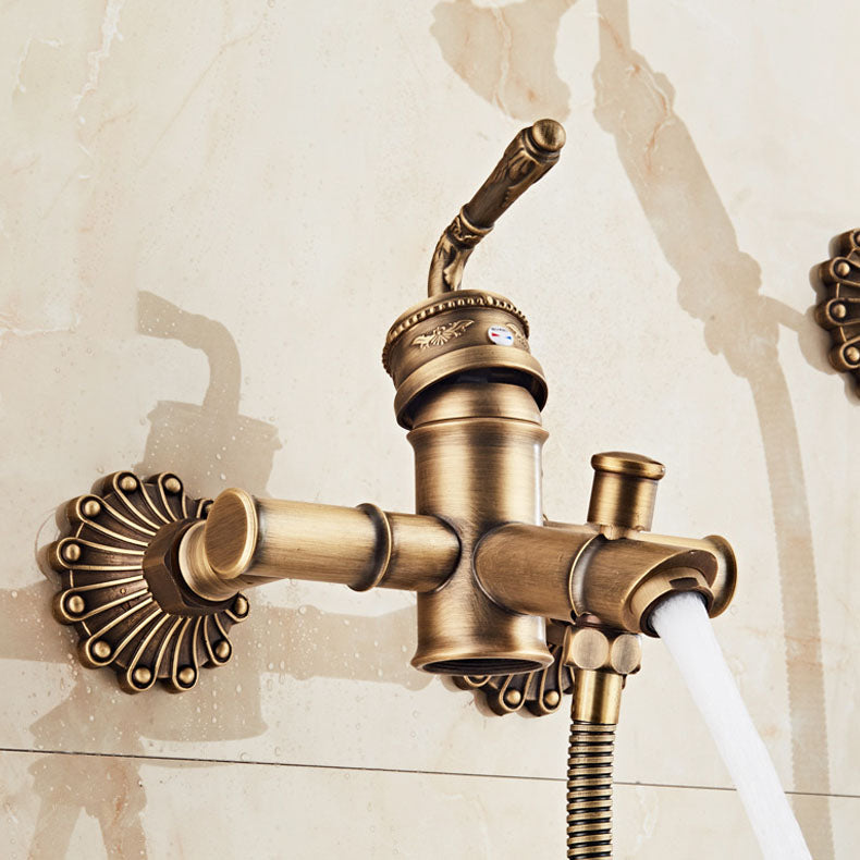 Avtoit | Wall Mounted Metal Freestanding Bathtub Filler Copper Freestanding Faucet