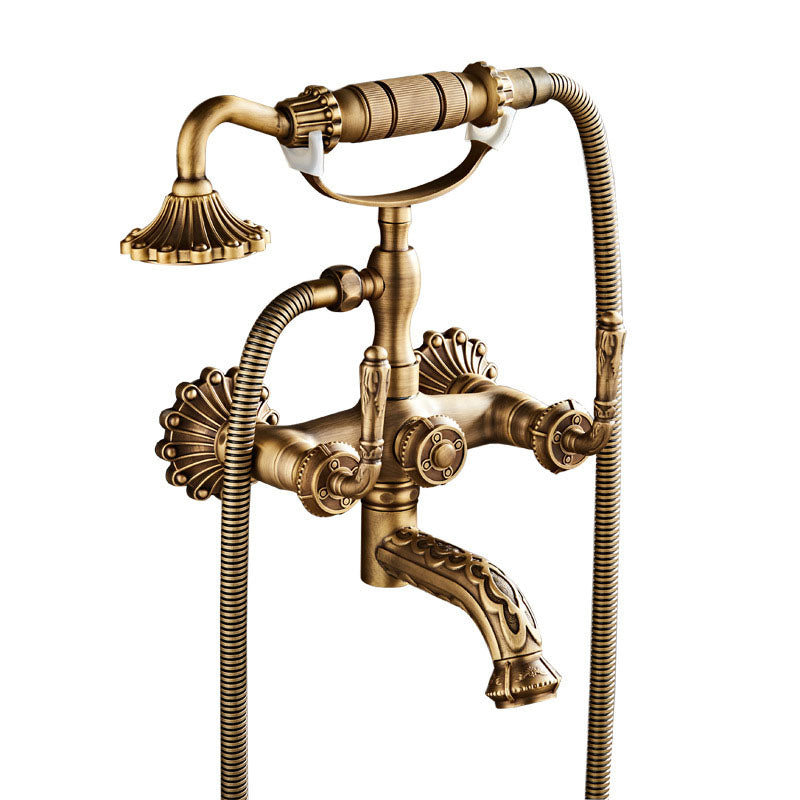 Avtoit | Wall Mounted Metal Freestanding Bathtub Filler Copper Freestanding Faucet