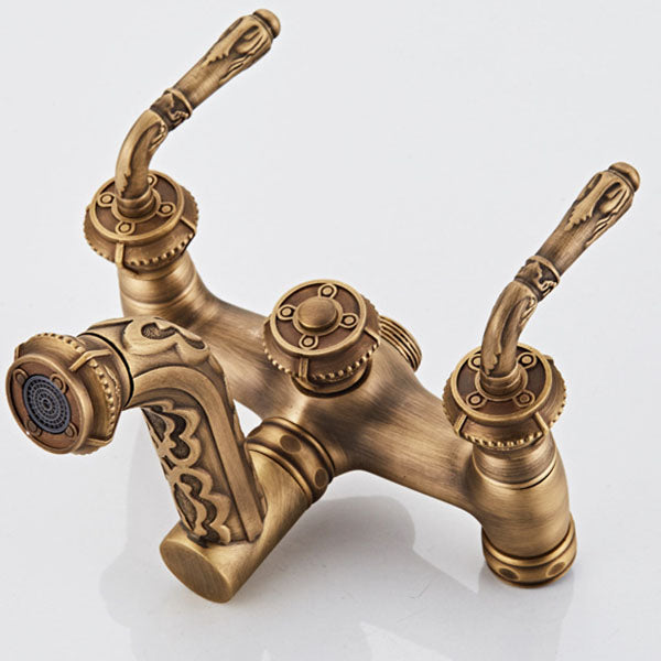 Avtoit | Wall Mounted Metal Freestanding Bathtub Filler Copper Freestanding Faucet
