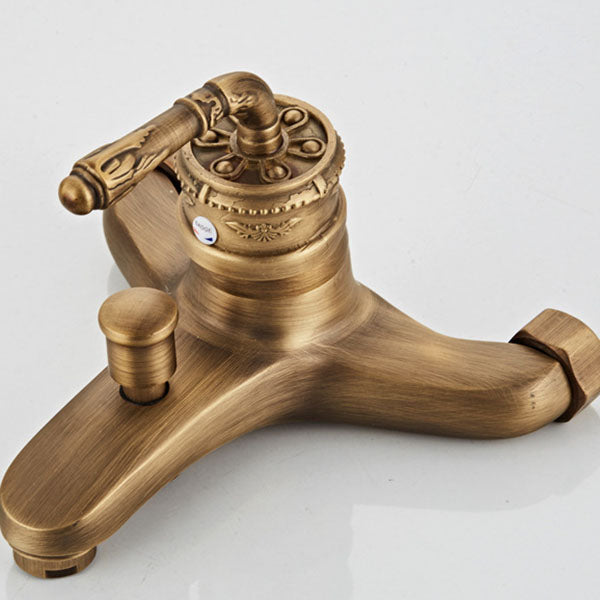 Avtoit | Wall Mounted Metal Freestanding Bathtub Filler Copper Freestanding Faucet