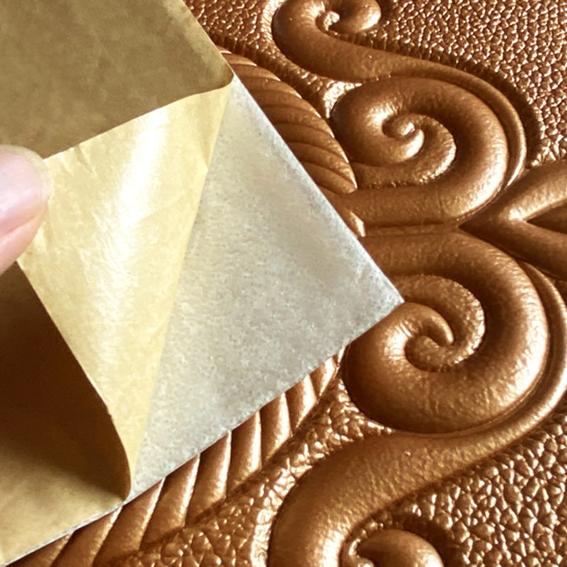 Avtoit | Glam Style Wall Cladding Living Room Peel and Stick 3D Embossed Waterproof Wall Cladding