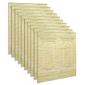 Avtoit | Glam Style Wall Cladding Living Room Peel and Stick 3D Embossed Waterproof Wall Cladding