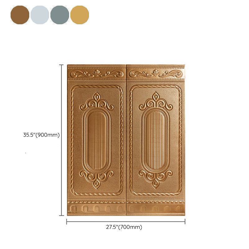 Avtoit | Glam Style Wall Cladding Living Room Peel and Stick 3D Embossed Waterproof Wall Cladding