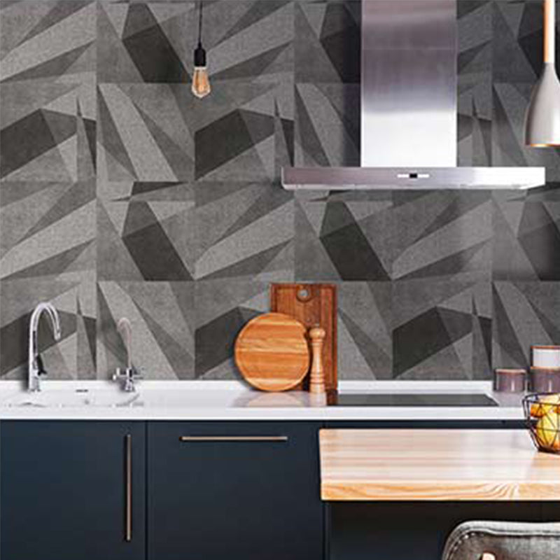 Avtoit | Peel and Stick Vinyl Flooring High Gloss PVC Floor Covering with Square Edge