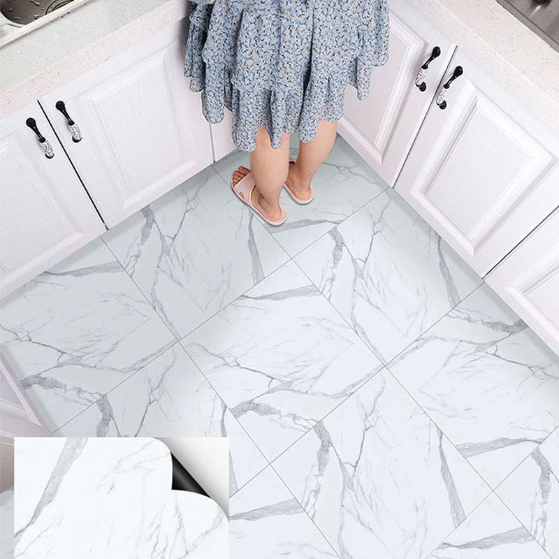 Avtoit | Peel and Stick Vinyl Flooring High Gloss PVC Floor Covering with Square Edge
