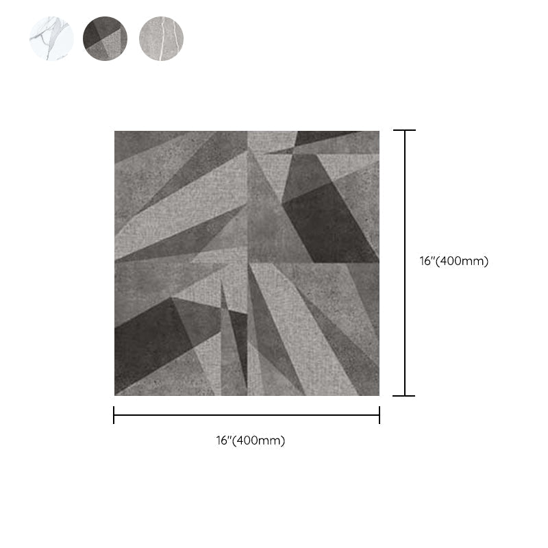 Avtoit | Peel and Stick Vinyl Flooring High Gloss PVC Floor Covering with Square Edge