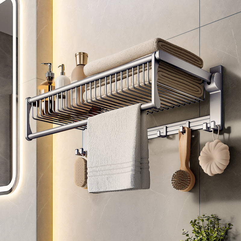 Avtoit | Modern Gray Bathroom Set Paper Holder Bathroom Shelf Bathroom Hardware Set