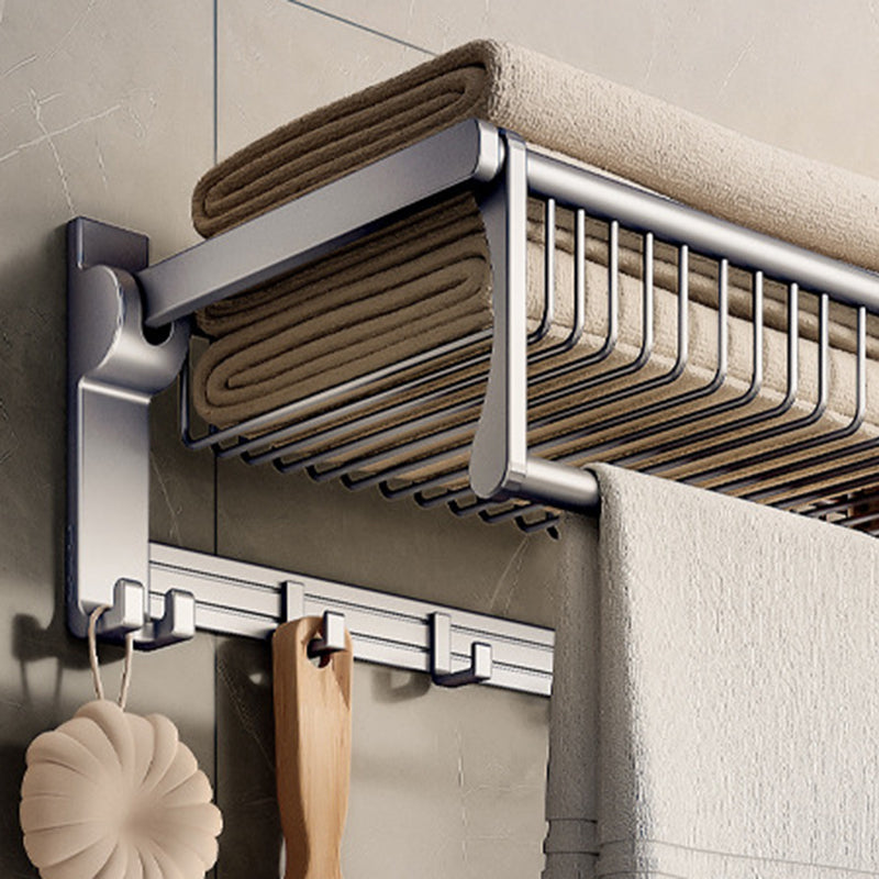 Avtoit | Modern Gray Bathroom Set Paper Holder Bathroom Shelf Bathroom Hardware Set