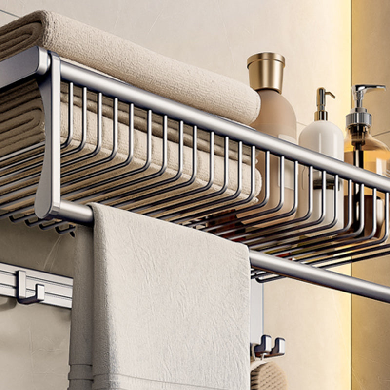 Avtoit | Modern Gray Bathroom Set Paper Holder Bathroom Shelf Bathroom Hardware Set