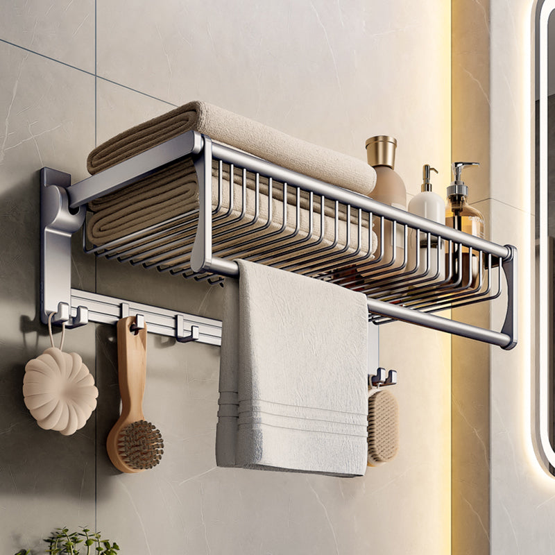 Avtoit | Modern Gray Bathroom Set Paper Holder Bathroom Shelf Bathroom Hardware Set
