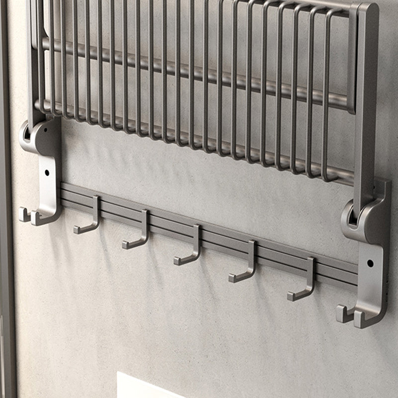 Avtoit | Modern Gray Bathroom Set Paper Holder Bathroom Shelf Bathroom Hardware Set