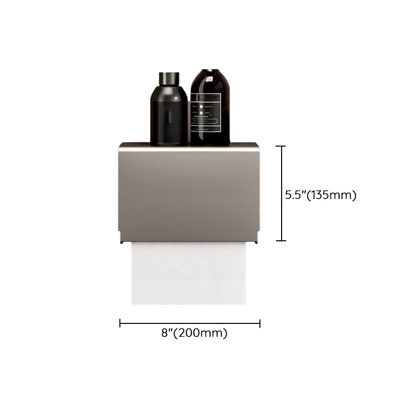 Avtoit | Modern Gray Bathroom Set Paper Holder Bathroom Shelf Bathroom Hardware Set