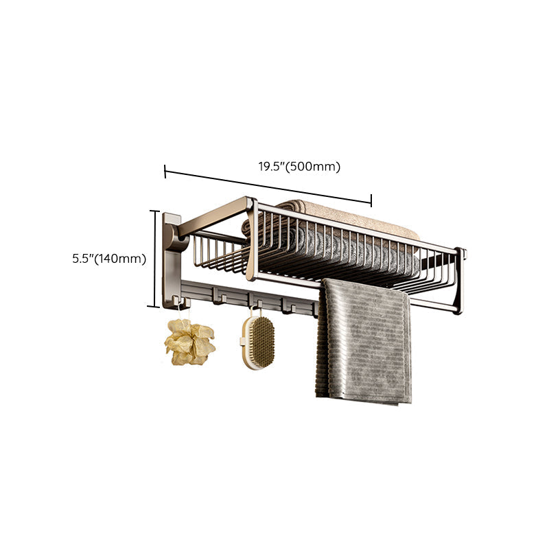 Avtoit | Modern Gray Bathroom Set Paper Holder Bathroom Shelf Bathroom Hardware Set