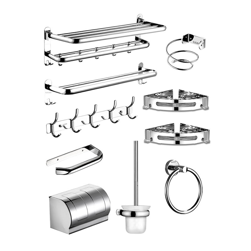 Avtoit | modern bathroom accessories set stainless steel towel holder bathroom shelf bathroom set