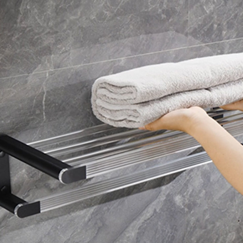 Avtoit | Black Bathroom Set Metallic & Acrylic Bathroom Accessories Set made of Stainless Steel Aluminium
