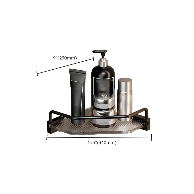 Avtoit | Black Bathroom Set Metallic & Acrylic Bathroom Accessories Set made of Stainless Steel Aluminium